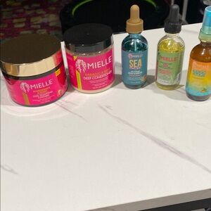 Hair Care Set - Pink and Gold